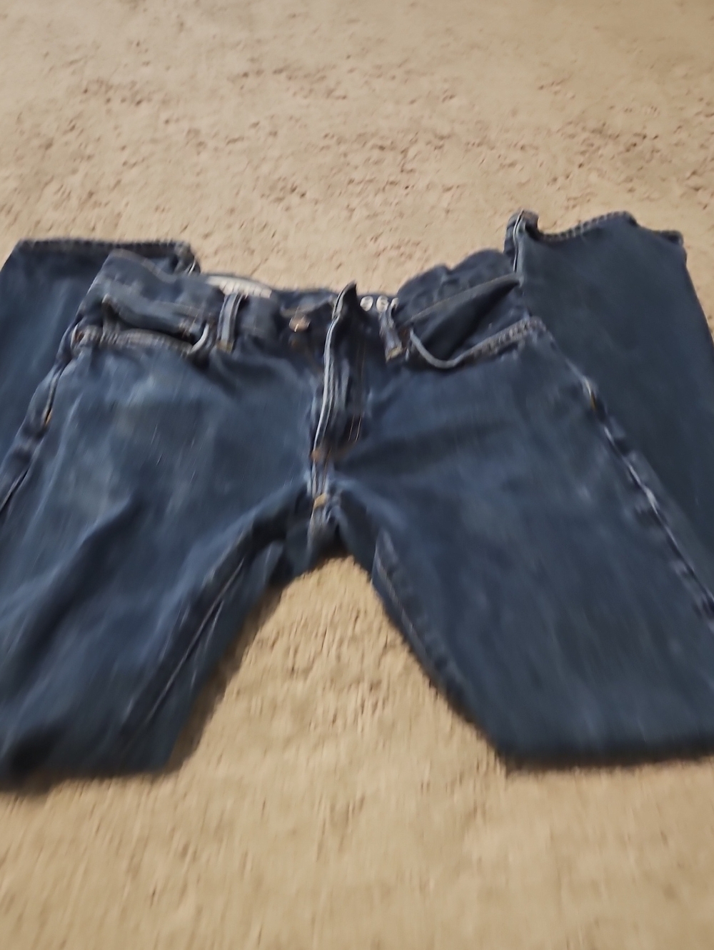 GAP Women's Straight Leg Dark Blue Jeans